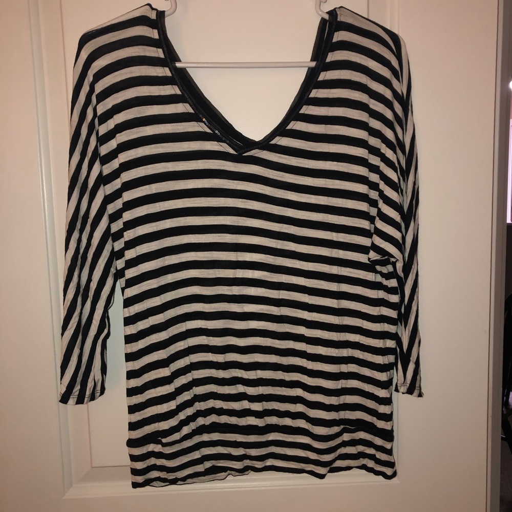 White House black market striped shirt